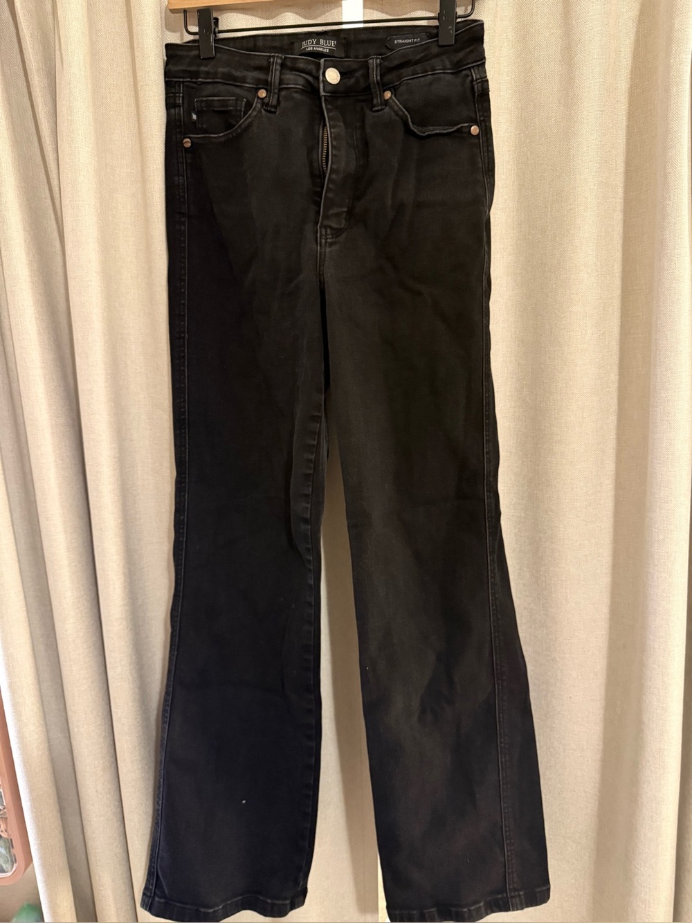 Judy Blue Faded Black Straight Leg Jeans 9/29